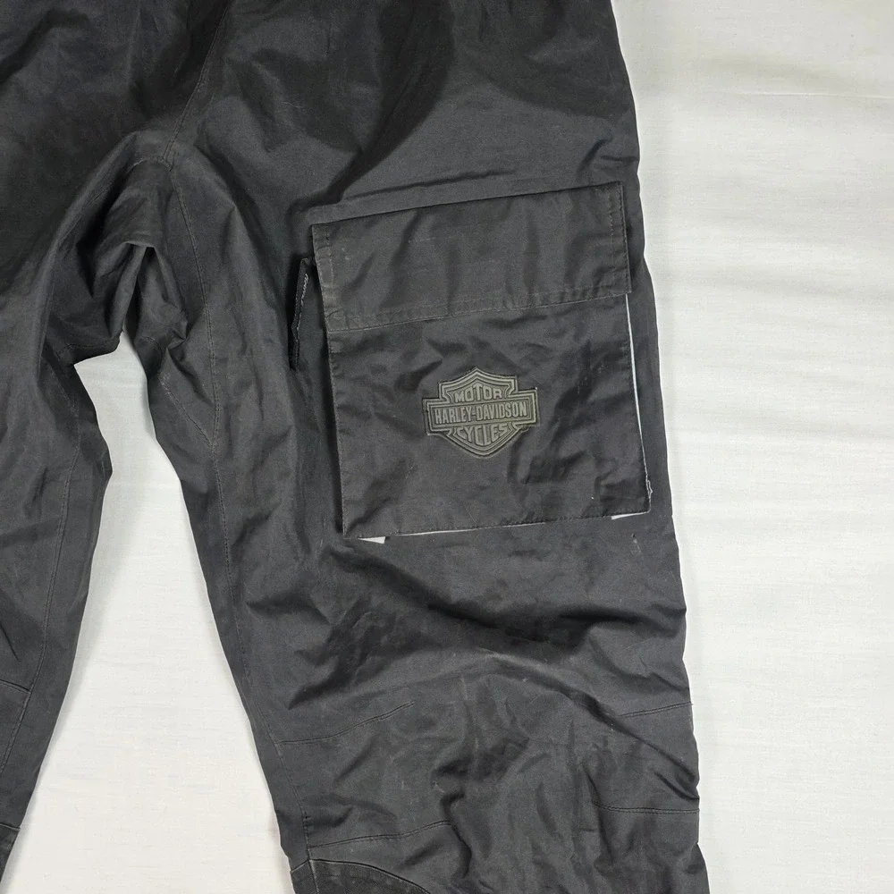 Harley Davidson Mens Motorcycle Riding Pants Black Water Resistant Medium Bootie